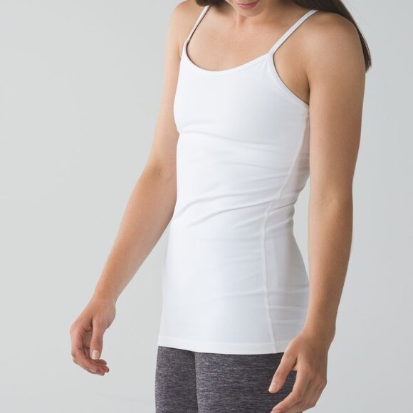 Lululemon Power Y Tank Top White size 4 - Picture 6 of 9